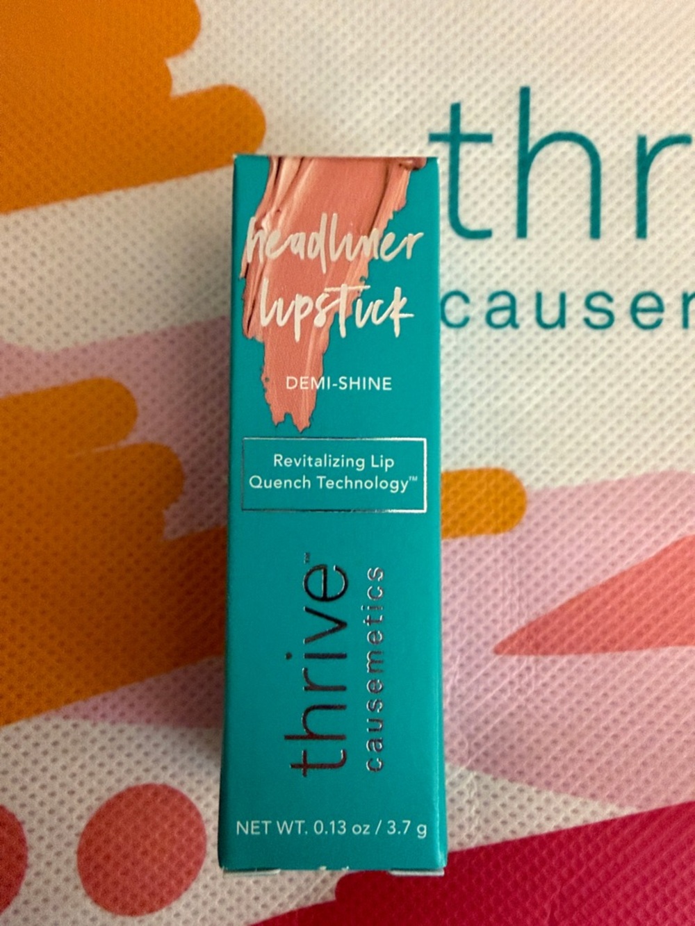 Thrive Cosmetics Headliner lipstick, Ilene Color, pink-taupe. NEW, with pouch - Picture 2 of 4